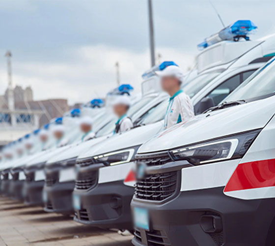 大石桥市服务车队展示